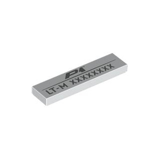 LEGO乐高 42172迈凯伦P1印刷件 车牌 编号牌 6521103 2431pb0891