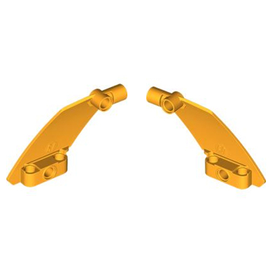 LEGO乐高 42172科技面板 黄色 6476827 6476828