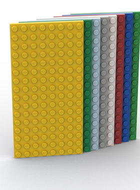 LEGO乐高 92438 8x16 基础板 全新底板 绿色 黄色 蓝色 浅灰 浅蓝