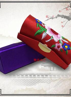 丝绸绸缎首饰包装收纳盒绣花