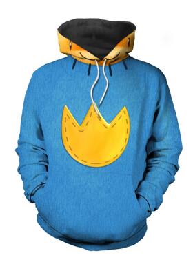 2025新款上新 狗人co服装万圣节皮蒂猫Dog man角色扮演印花卫衣