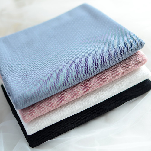 网纱刺绣布料网纱DIY娃衣辅料