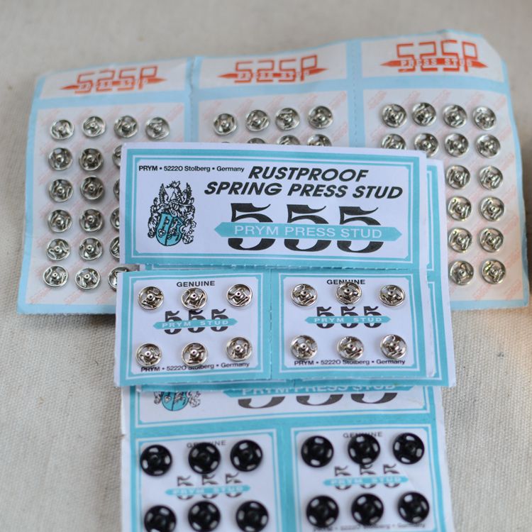 花边辅料服装配件纯铜暗扣德国