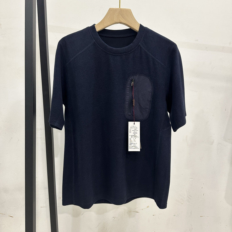 商场同款2026春季款羊毛混纺高弹力百搭休闲口袋拉链短袖T恤25189,女装/女士精品,短外套,淘宝优惠券,粉丝福利购,淘宝优惠卷