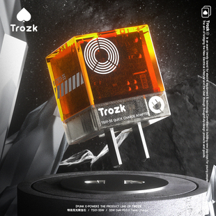 Trozk特洛克无限宝石35W氮化镓快充头充电器头pd充电头适用于苹果14ipad13手机iPhone12promax充电器适配器