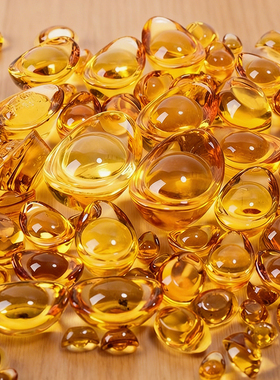 黄水晶元宝小摆件聚财琉璃大号招财进宝聚宝盆填充装饰品乔迁礼品