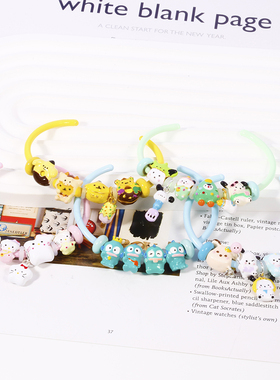 beads卡通串珠可爱KT猫手镯丑鱼手链原创多巴胺少女闺蜜手饰