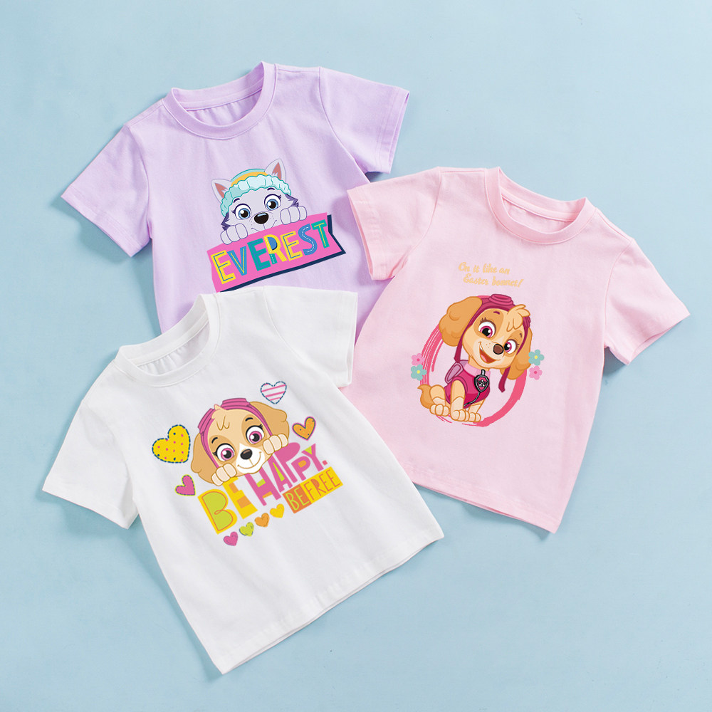 女童夏季韩版洋气短袖T恤儿童休闲半袖上衣女宝宝汪汪队衣服珠珠,童装/婴儿装/亲子装,T恤,淘宝优惠券,粉丝福利购,淘宝优惠卷