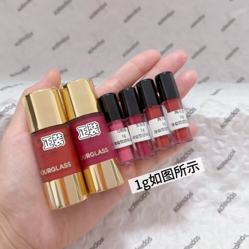 高级感|hourglass液体腮红液小样免费试用牛奶粉紫肉桂裸杏桃粉色