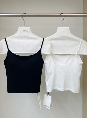 正版JASMINE夏新款女基础风无袖修身纯色吊带背心3384