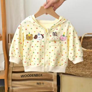 女童秋装2025新款时髦洋气外套超好看开衫婴儿宝宝可爱超萌上衣潮