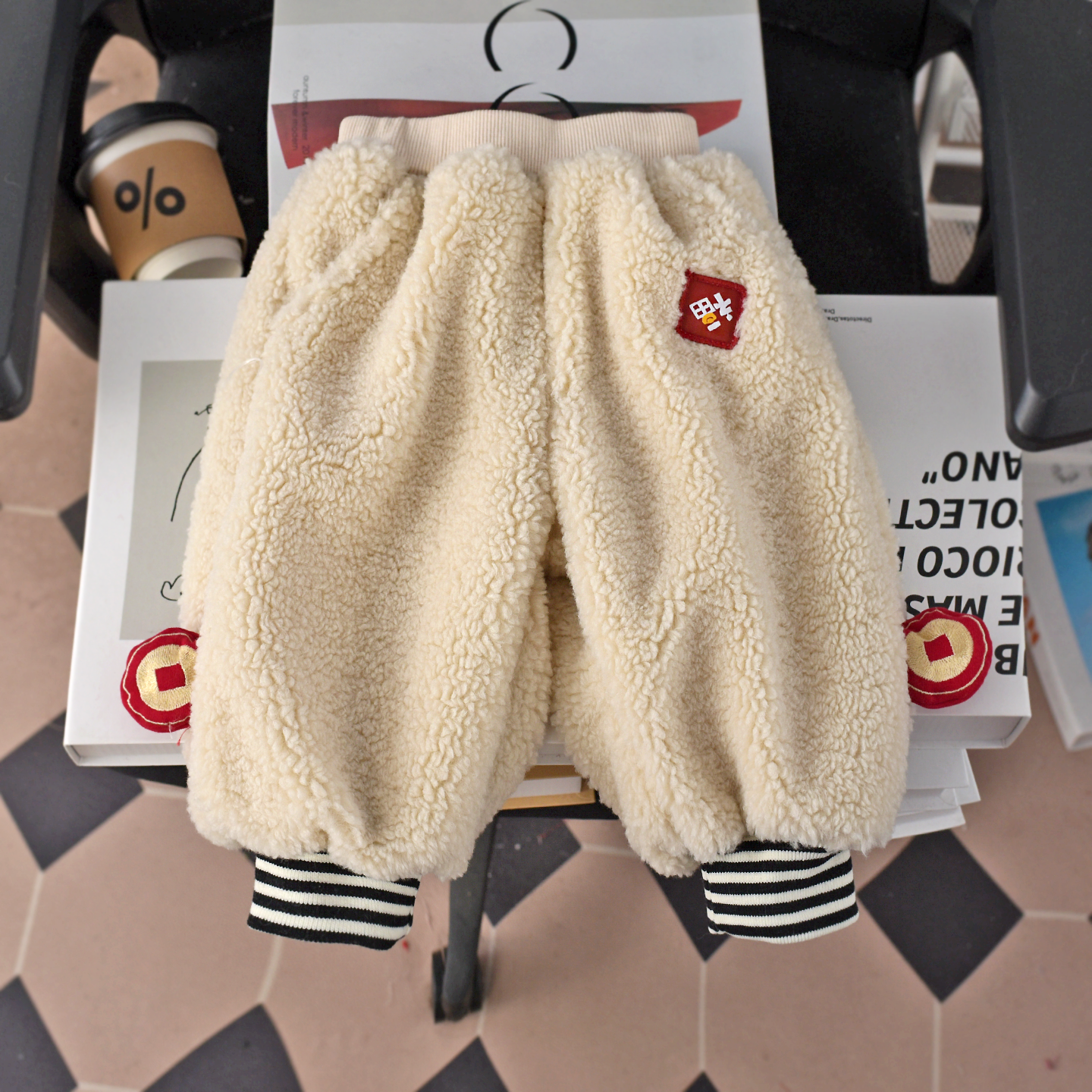 宝宝裤子加绒冬装过年装婴儿卫裤加厚儿童休闲裤保暖男女童束脚裤,童装/婴儿装/亲子装,裤子,淘宝优惠券,粉丝福利购,淘宝优惠卷