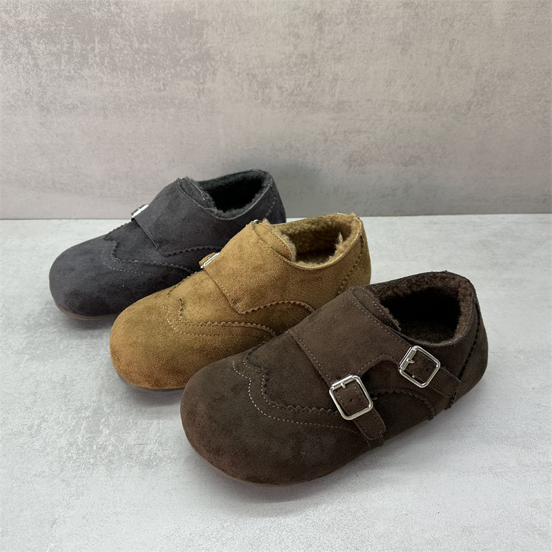 断码2025冬季女绒勃肯平底女棉鞋