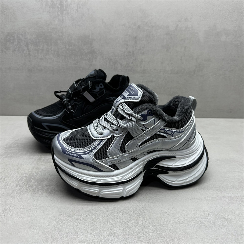 2025冬季新款断码处理女鞋休闲百搭增高厚底加绒老爹鞋舒适运动鞋,女鞋,时尚休闲鞋,淘宝优惠券,粉丝福利购,淘宝优惠卷