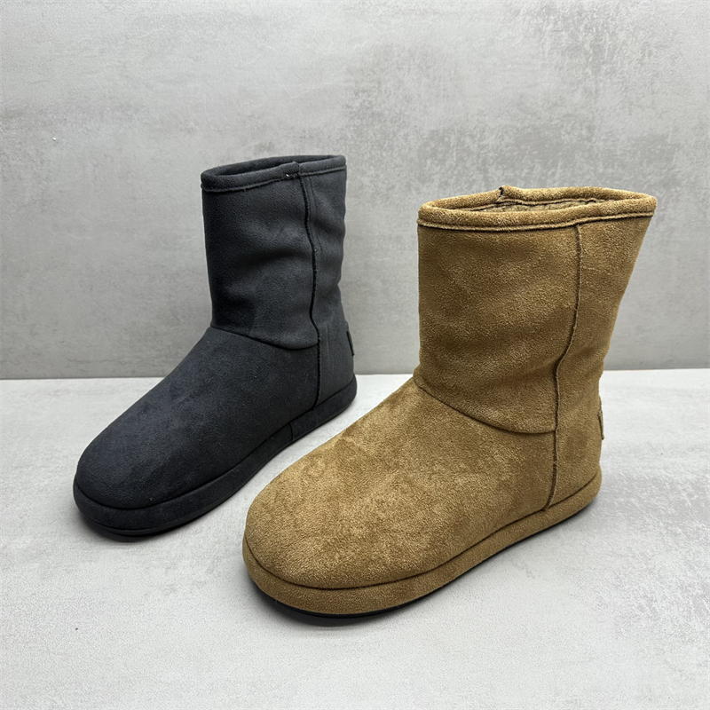 断码处理2025冬季新款女靴舒适百搭休闲平底加绒保暖雪地靴女棉鞋