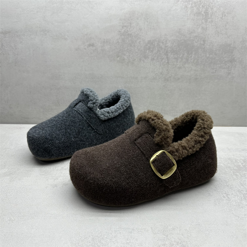 2025冬季新款女鞋一脚蹬懒人棉鞋