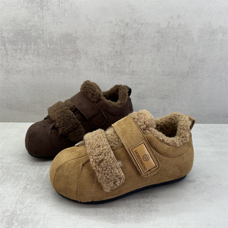 冬季保暖内增高魔术贴女勃肯棉鞋