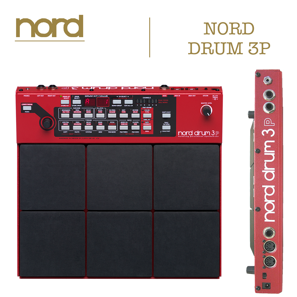 Nord Drum 3P Synthetic impact pad / Drum machine / Electronic drumin the Musical Instruments/Guitar/Piano/Fitting , Western musical instruments , Western percussion , Electronic drum  category - from Buy2taobao.com to provide professional Taobao agent buy service
