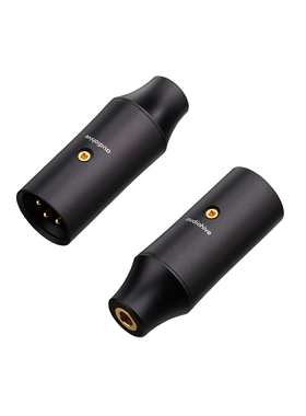 XLR转4.4平衡插座XLR4针公转4.4母HIFI转接头镀金转接头卡农转4.4