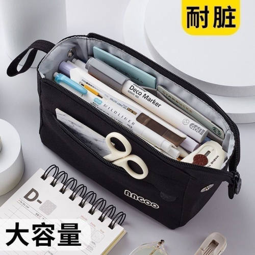 安蔻简约笔袋ins日系文具盒男女通用大学初中2025 新款流行中学生