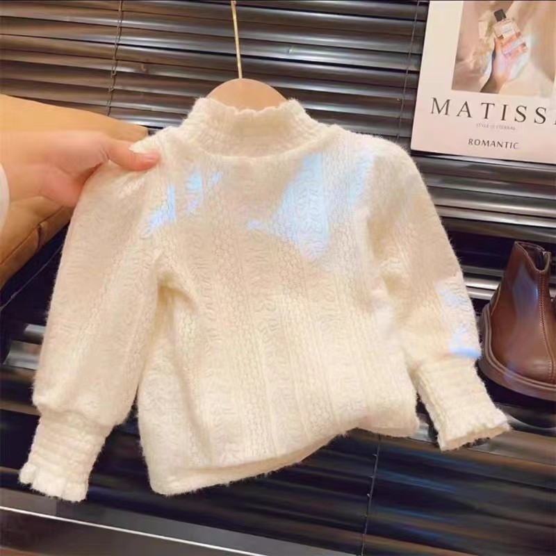 【双层加绒】女童双层加绒打底衫儿童长袖内搭保暖洋气半高领套头,童装/婴儿装/亲子装,其它,淘宝优惠券,粉丝福利购,淘宝优惠卷