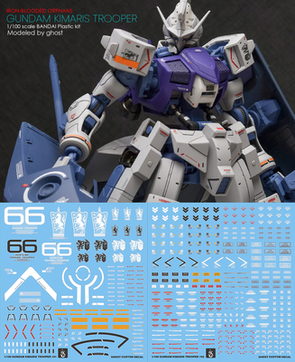 特价 炎 铁血 TV 09 KIMARIS 锡蒙力高达 半人马骑兵 荧光 水贴