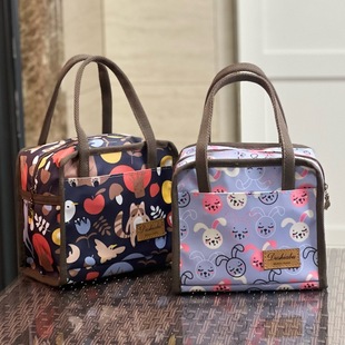 新款防水防油迷你小号学生手拎饭碗包手提焖烧杯包小众通勤午餐包