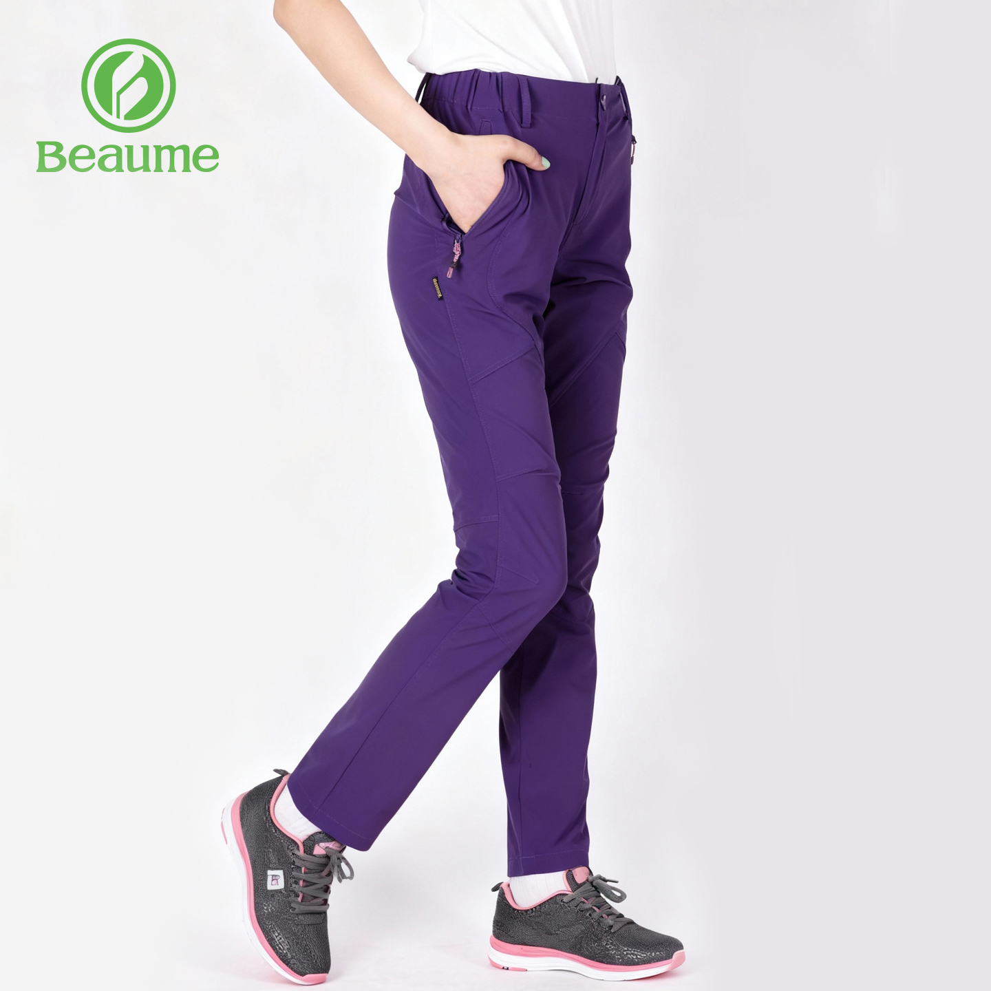 Beaume弹力速干长裤春夏薄款透气