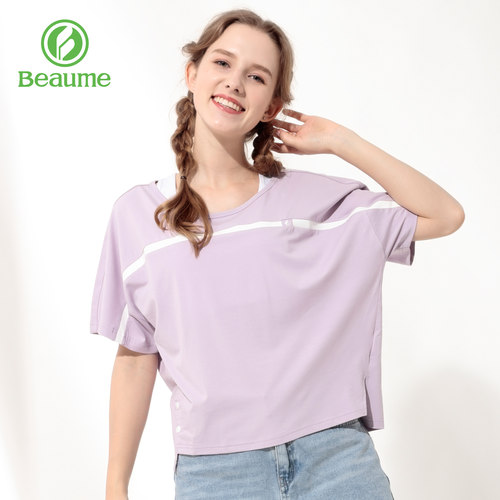 Beaume速干短袖T恤女休闲百搭夏