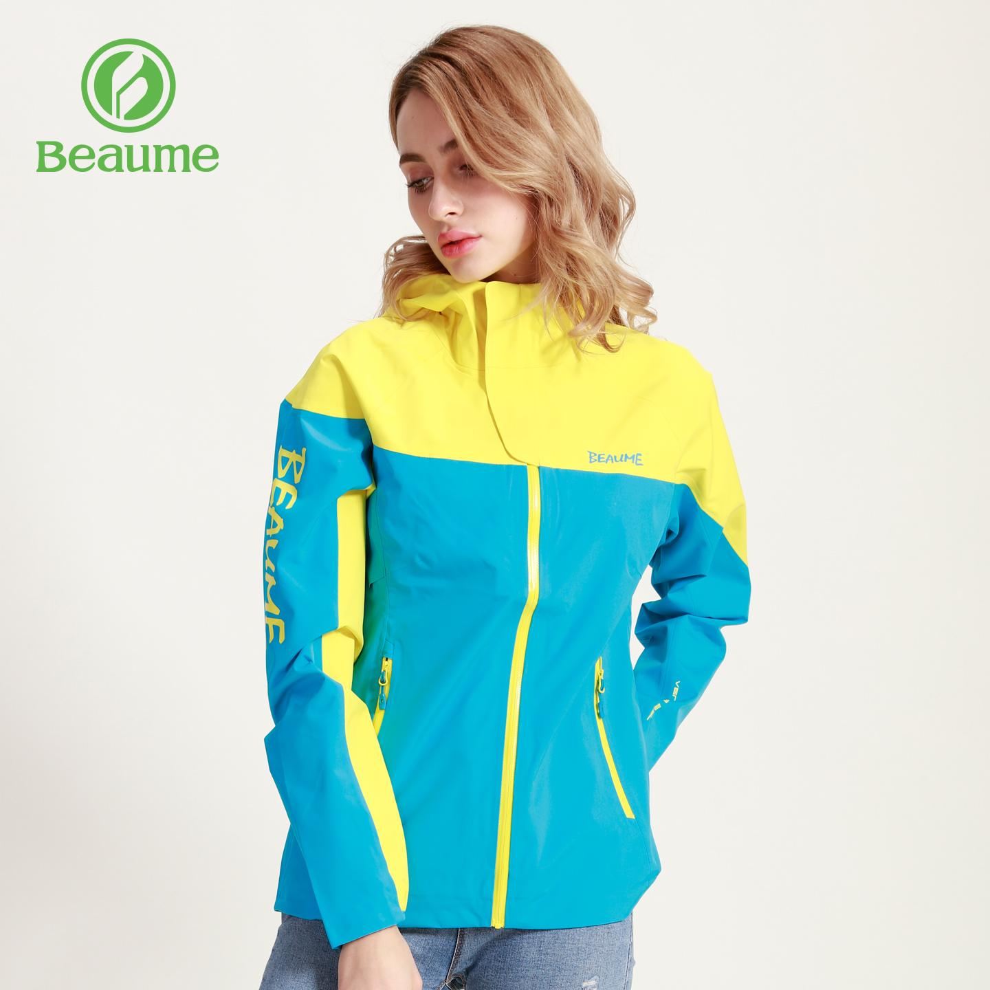 Beaume单冲锋衣男女2.5L复古拼色