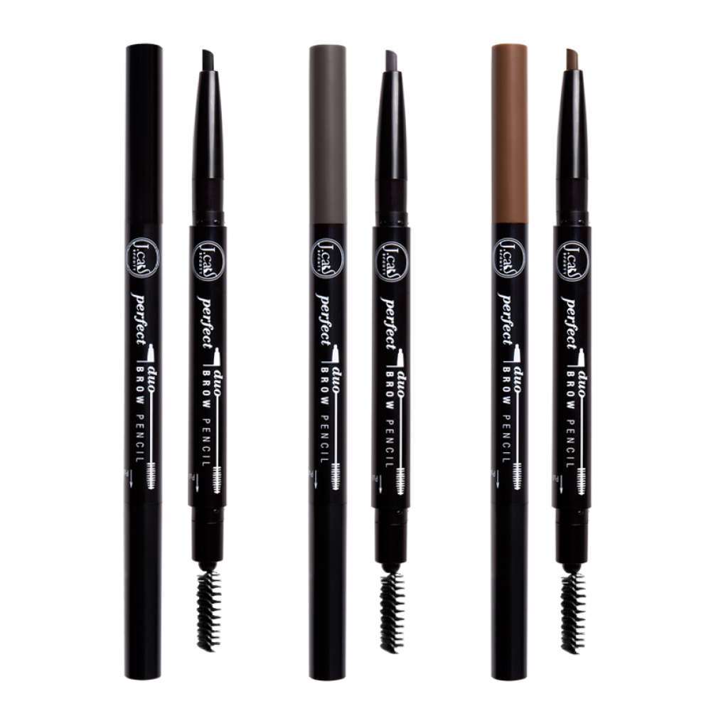 现货美国 J.cat Beauty Perfect Duo Brow Pencil 双头眉笔jcat