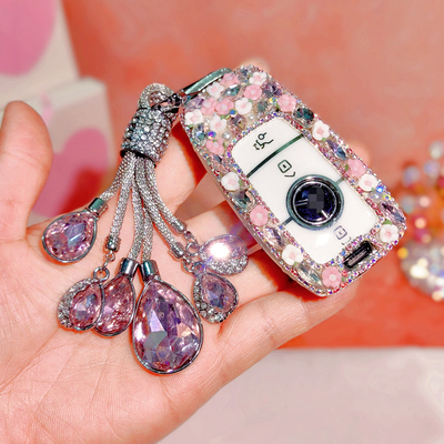 漂亮的奔驰e300l钥匙套闪爆了