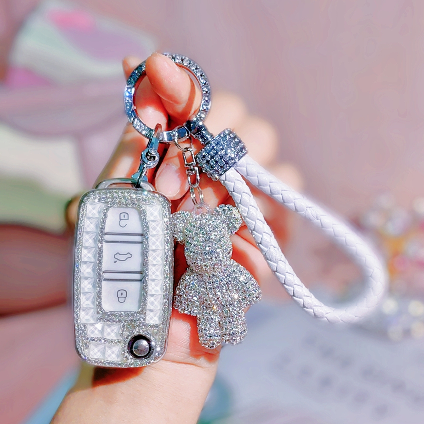 适用大众新宝来速腾polo钥匙套途观探岳凌渡朗逸探歌嘉旅钥匙包壳