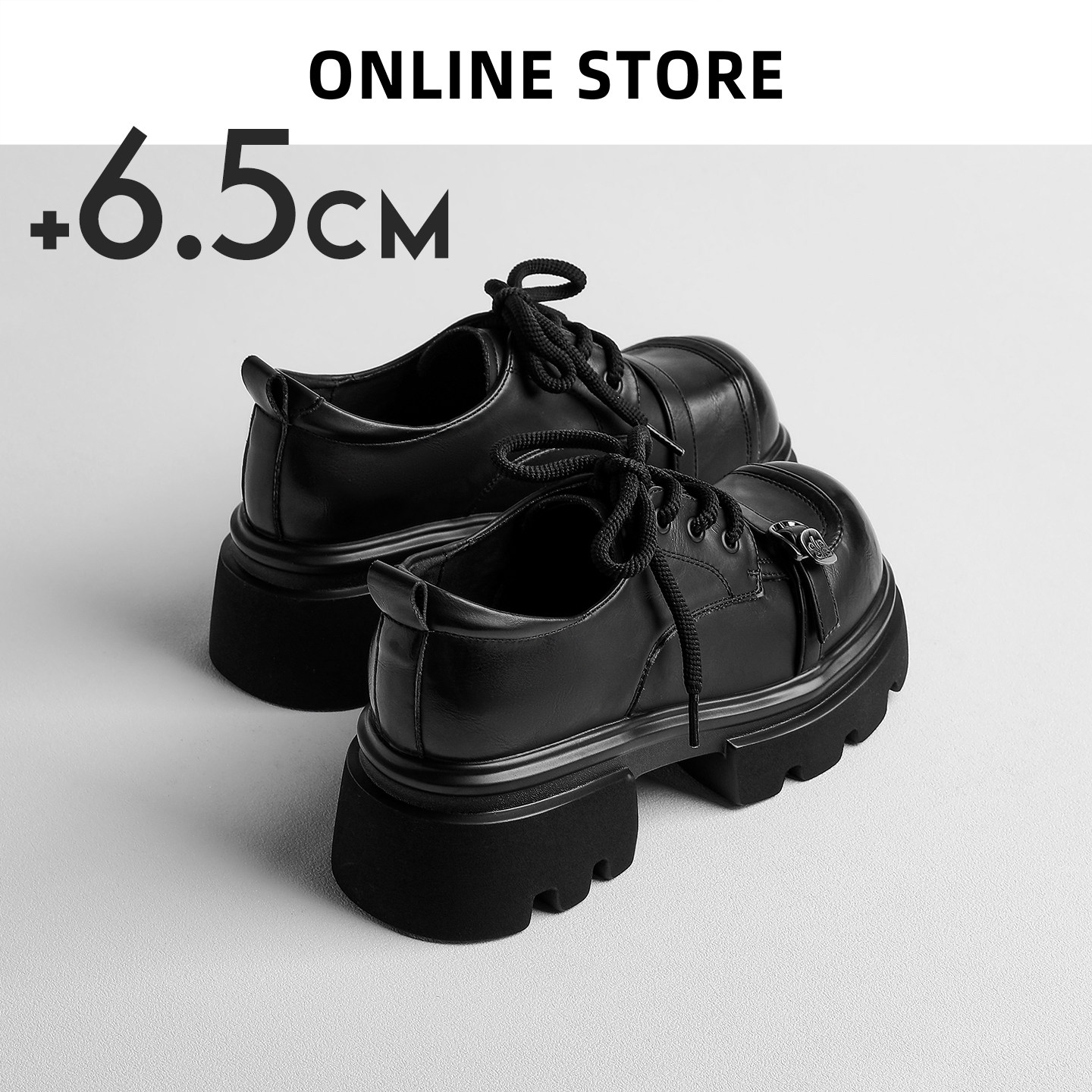 真皮英伦风厚底乐福鞋女2026春秋季新款系带圆头休闲百搭小皮鞋,女鞋,乐福鞋（豆豆鞋）,淘宝优惠券,粉丝福利购,淘宝优惠卷