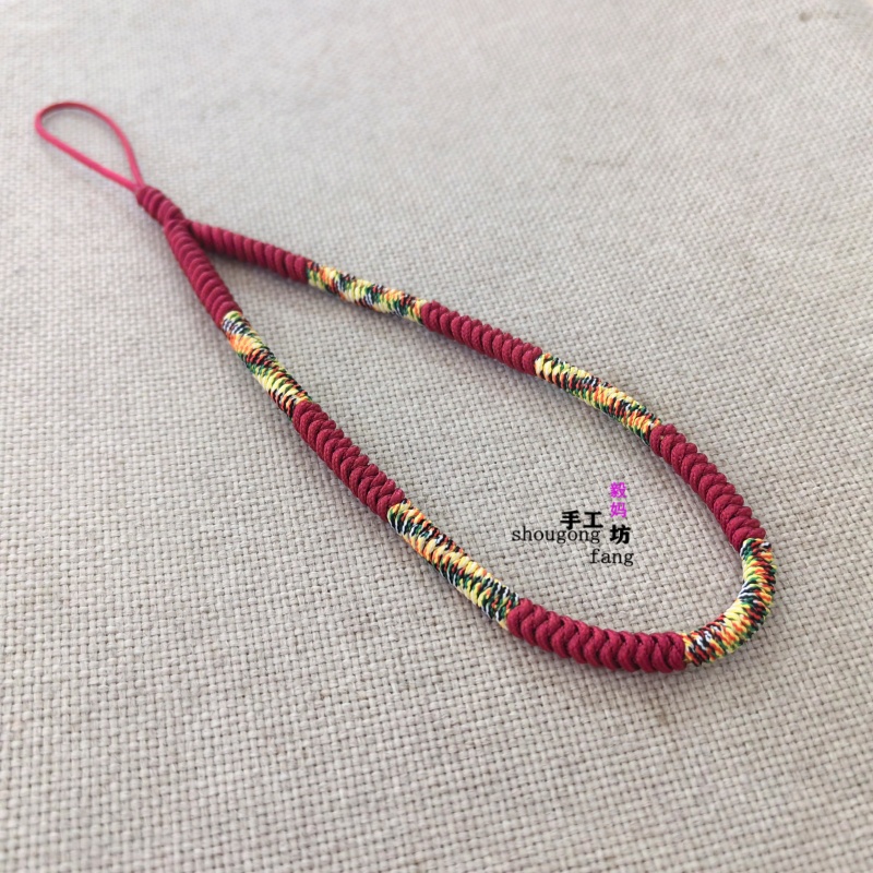 手机挂绳金刚结腕带纯手工编织