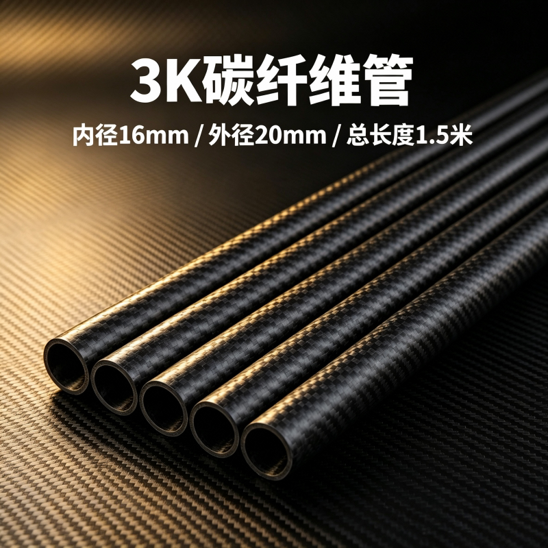 3k碳纤维管整根1.5米碳管户外管