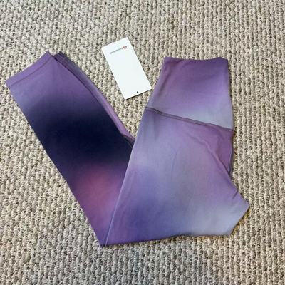 YANYAN美国代购Lululemon 女士裸感23高腰吸湿排汗弹力运动瑜伽裤