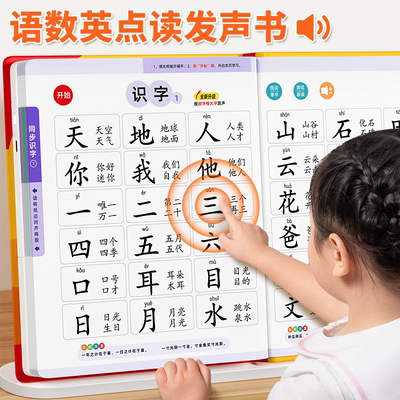 识字点读发声书幼小衔接