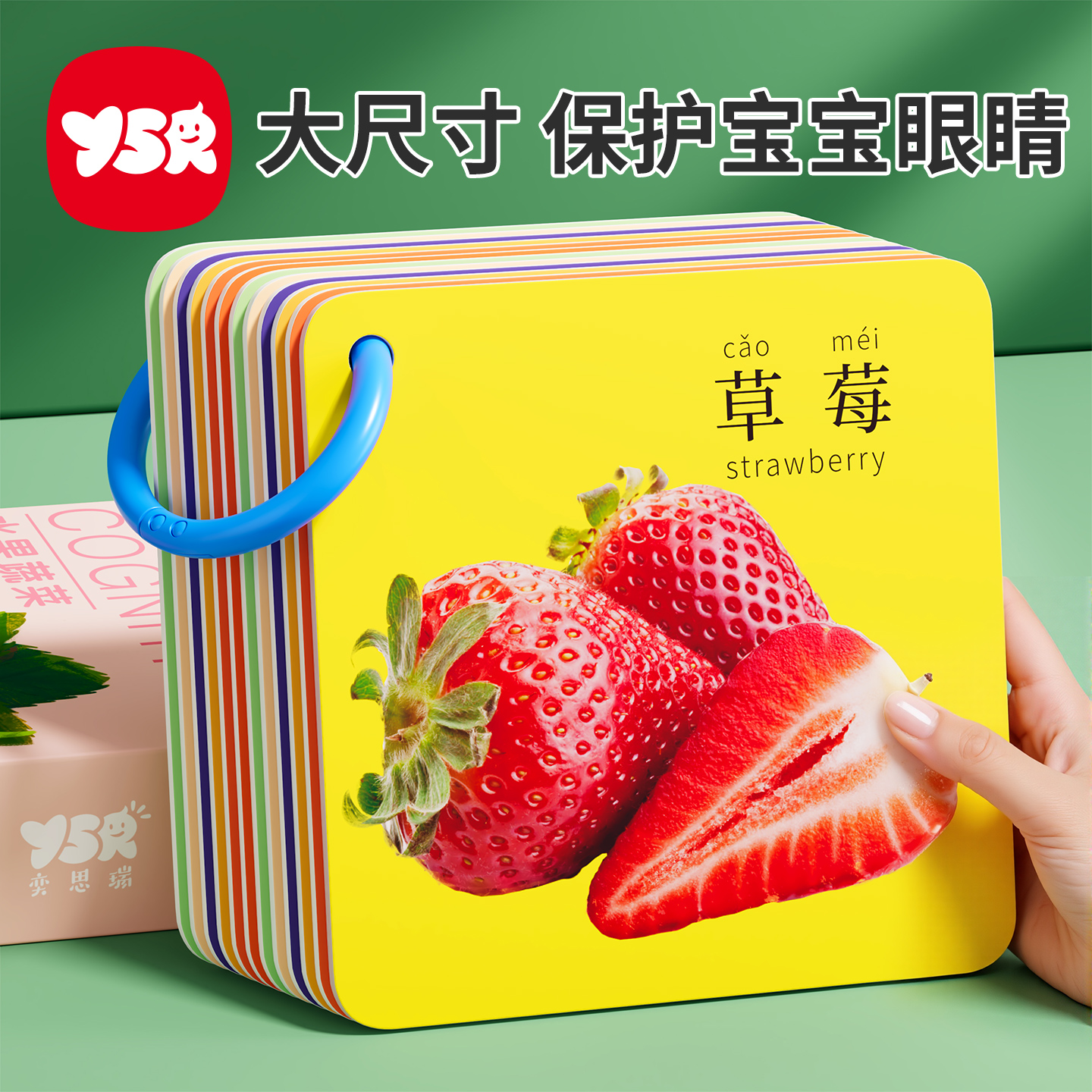 果蔬认知卡片早教大尺寸护眼