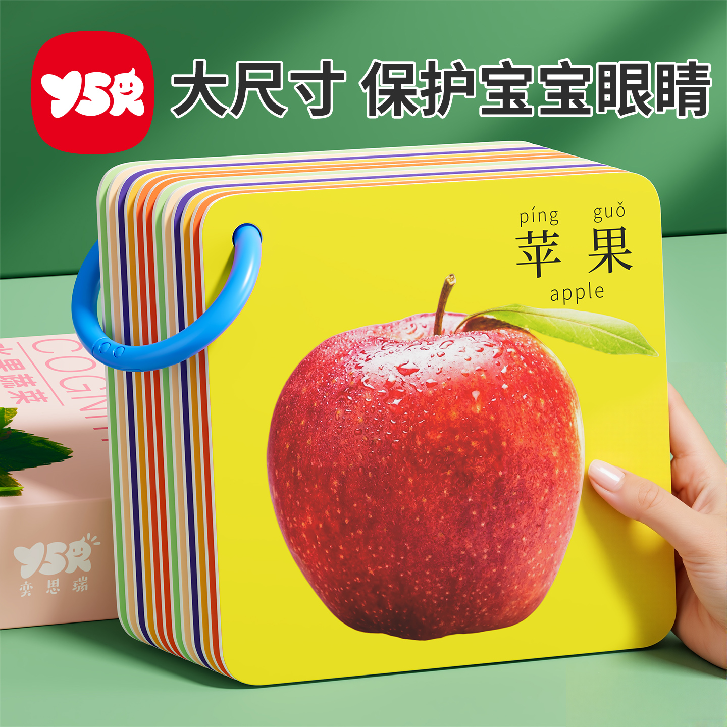果蔬认知卡片早教大尺寸护眼