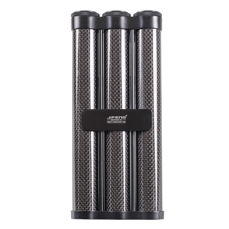 季风JIFENG雪茄管碳纤维雪茄盒旅行3支装2支装便携保湿雪茄配件