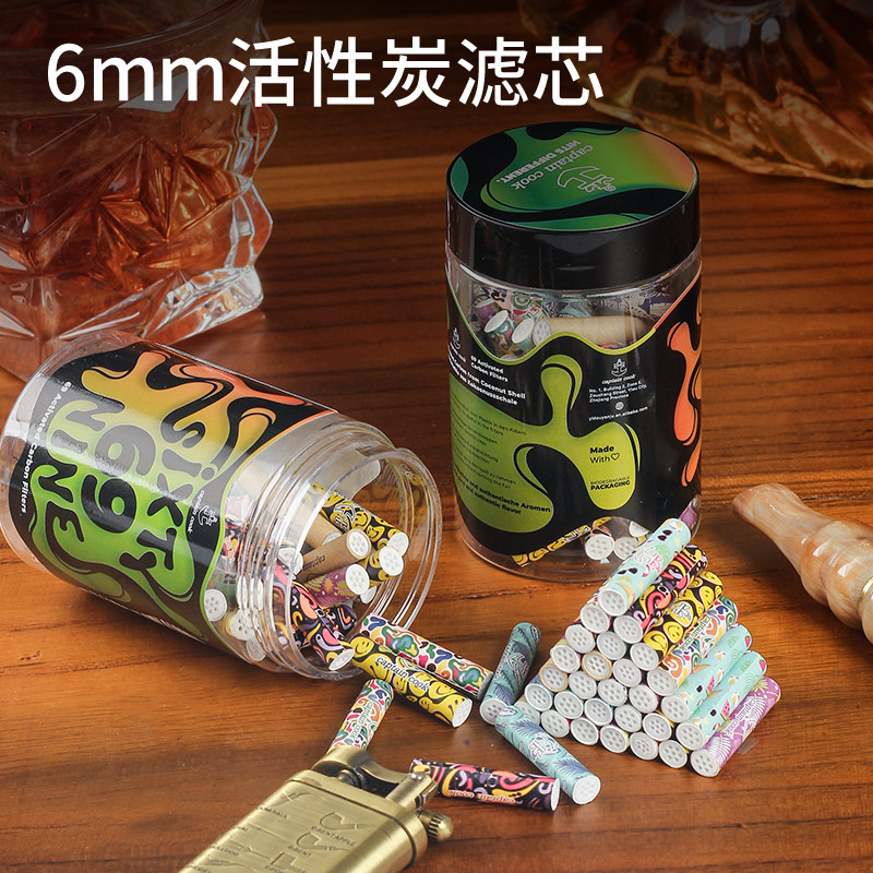 创意6MM陶瓷头烟斗滤芯清洁配件