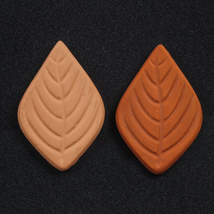 叶子型陶土加湿片恒湿片 烟丝保湿片雪茄保湿片雪茄烟斗烟具配件