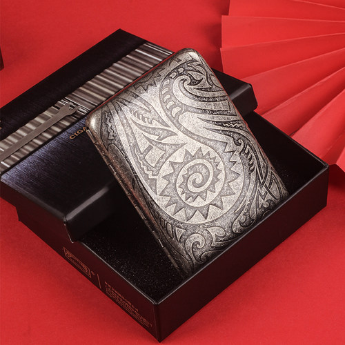 双枪古银烟盒礼盒包装