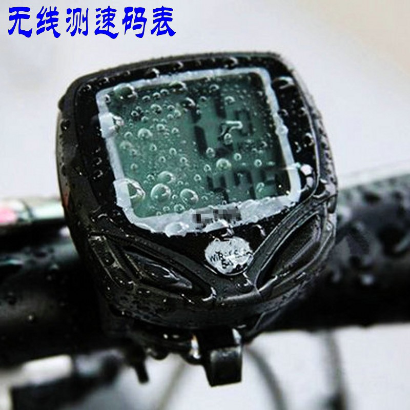 顺东自行车码表中文防水山地车记速器里程表骑行无线秒表单车配件