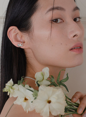 INAKSH个性简约眼镜蛇耳套ins个性设计女士耳环小巧精致耳饰