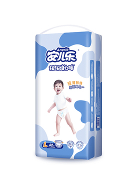 安儿乐扭扭弹力裤L42/XL36/XXL28片轻薄贴身拉拉裤学步裤透气棉柔