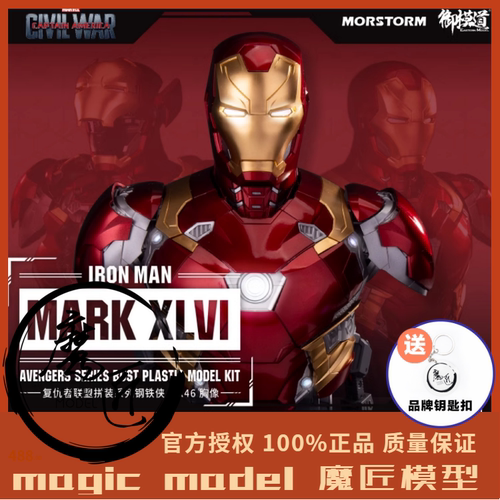 御模道钢铁侠MK46胸像