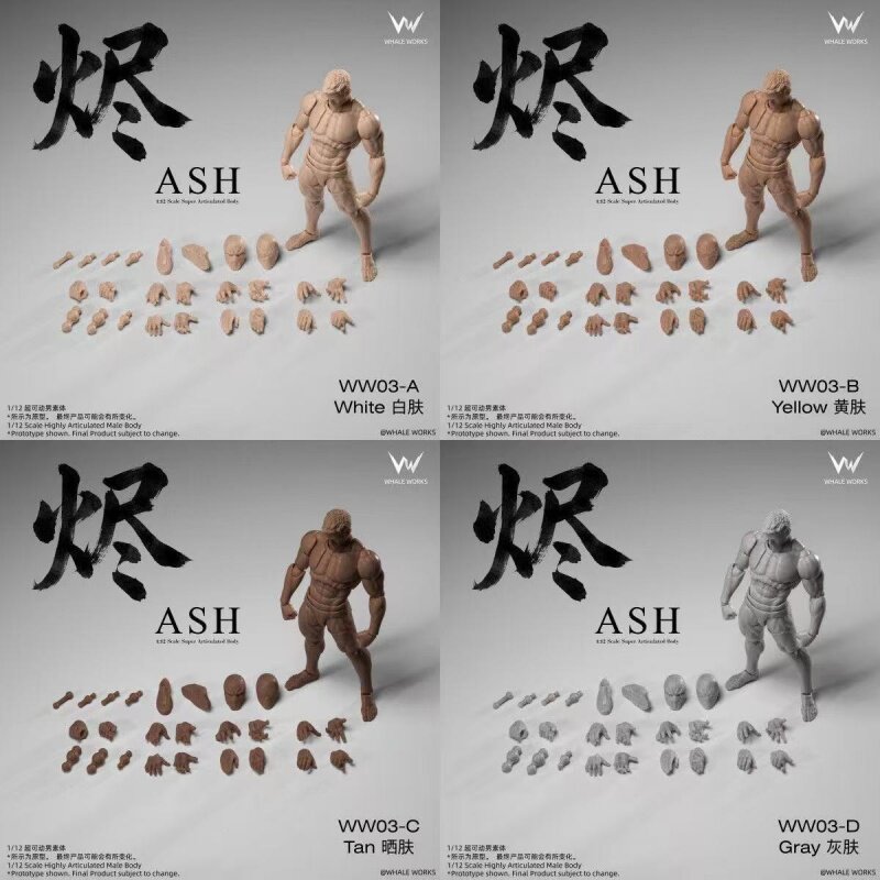 鲸工坊烬Ash1/12超可动素体
