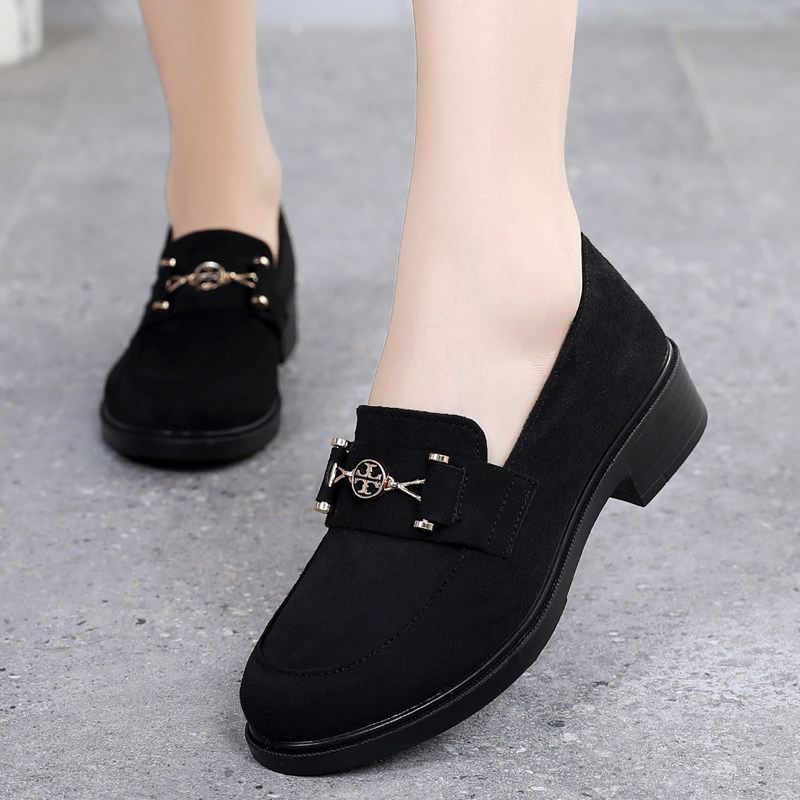 老北京布鞋女正品新款单鞋中跟乐福鞋一脚蹬上班工作鞋软底不累脚,女鞋,传统布鞋,淘宝优惠券,粉丝福利购,淘宝优惠卷